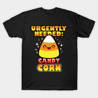 Funny Cute Kawaii Retro Vintage Candy Corn Cartoon T-Shirt